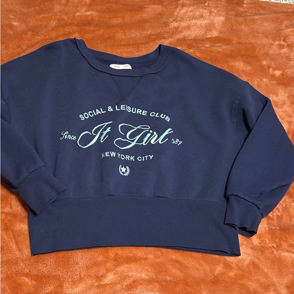 Grayson Threads Navy Blue Kids Sweatshirt